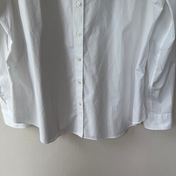 Lauren Ralph Lauren Strztch Non iron BLACK LABEL Crisp white logo shirt size XXL - Picture 5 of 9